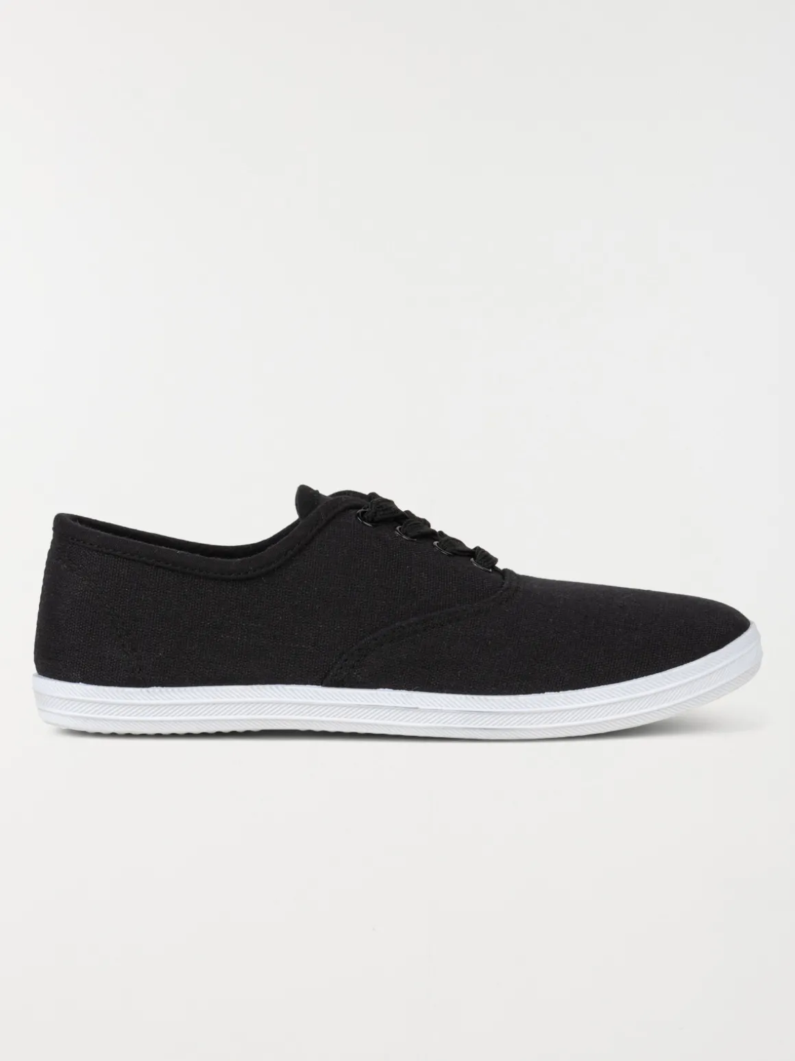 Tennis en toile noir femme (37-42)
