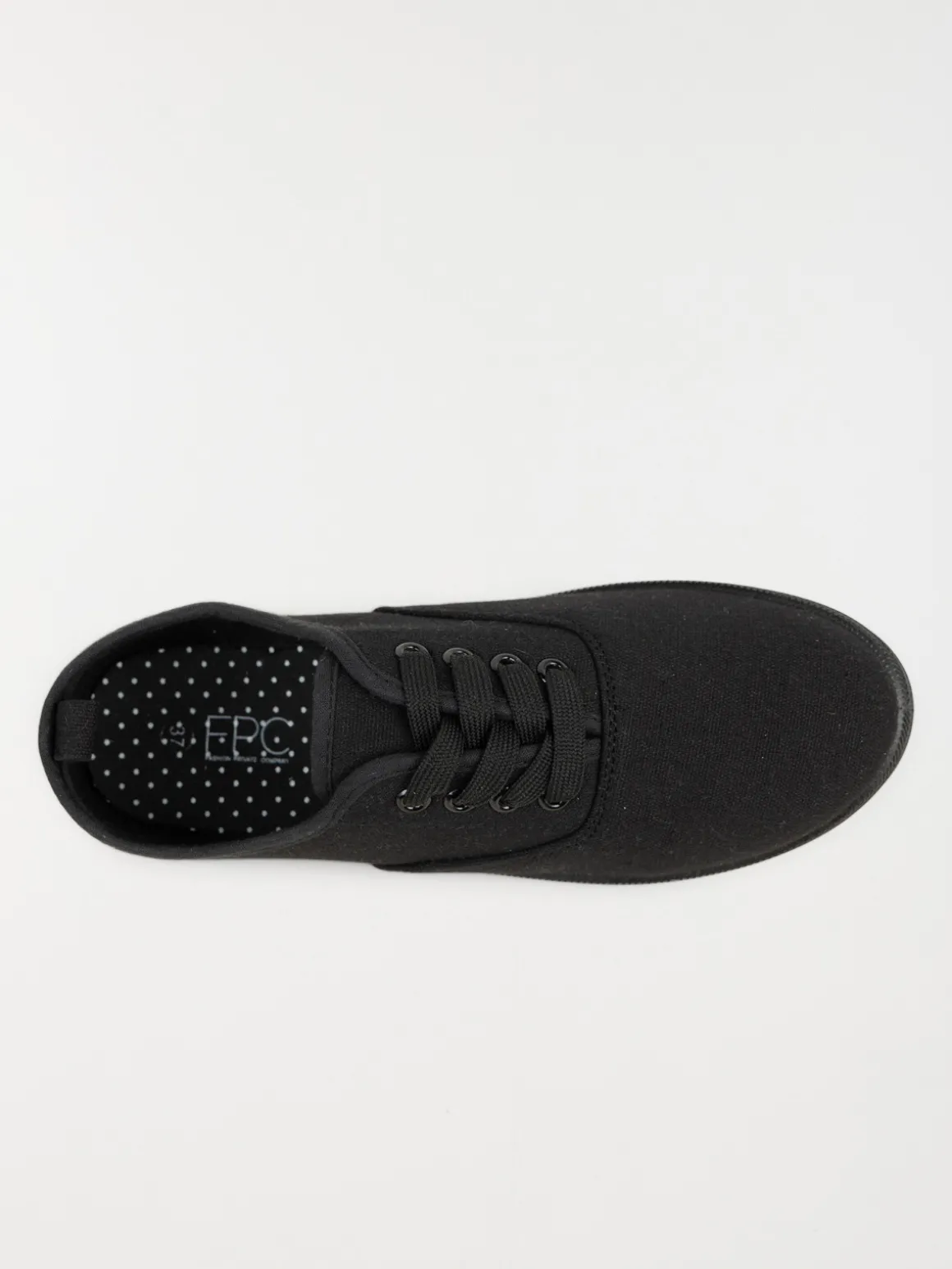 Tennis en toile noires femme (37-42)