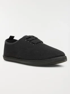 Tennis en toile noires femme (37-42)