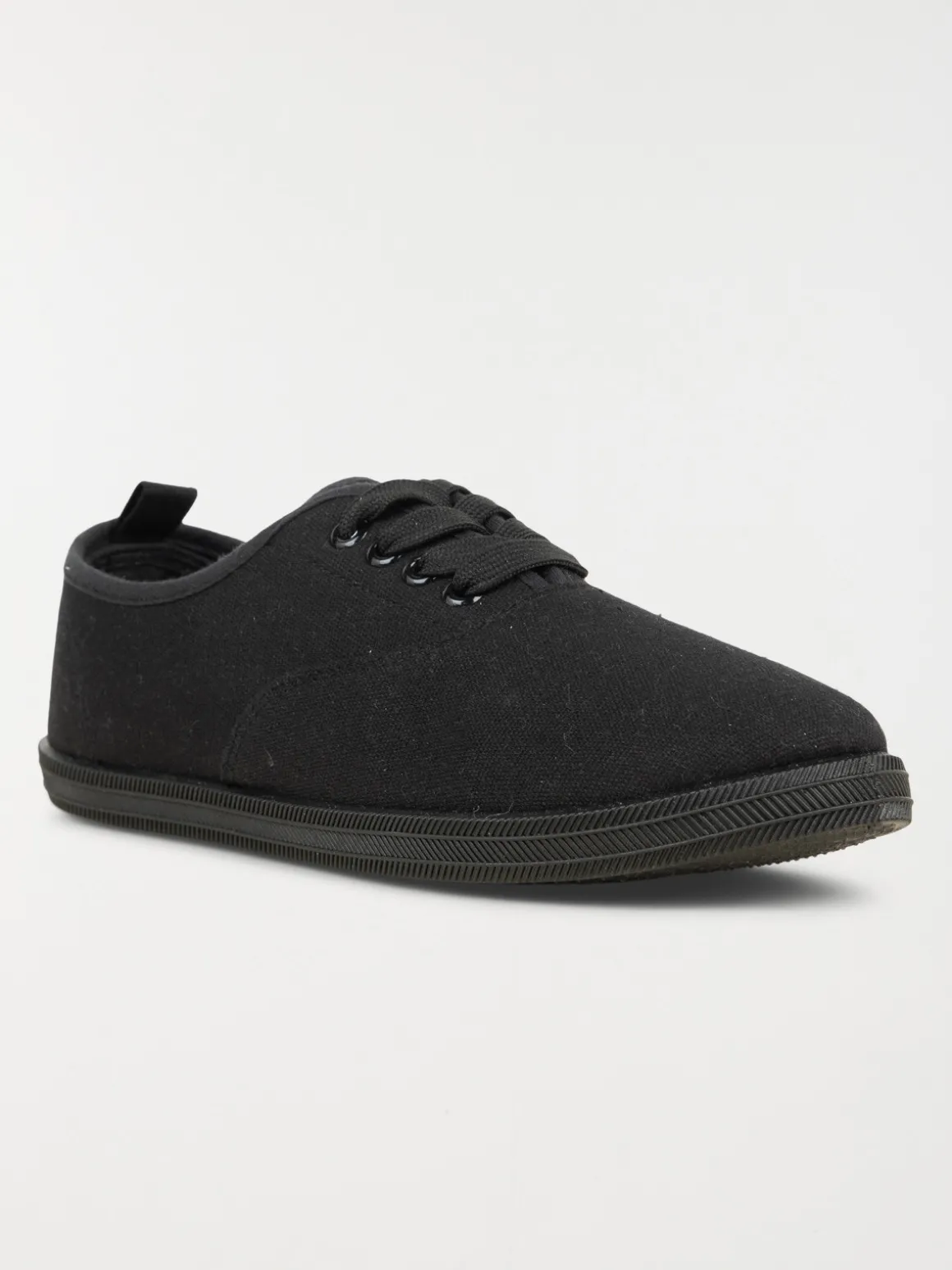 Tennis en toile noires femme (37-42)