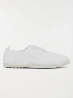 Tennis femme broderie anglaise (37-42)