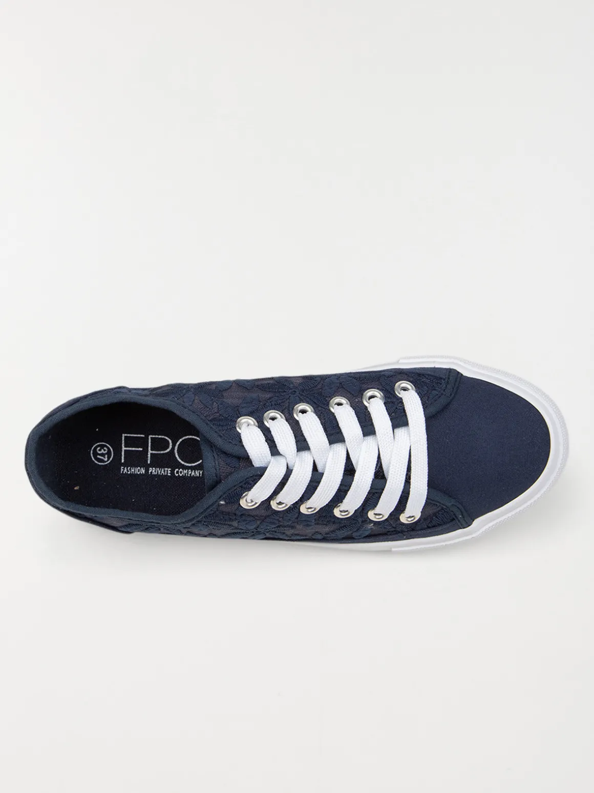 Tennis femme dentelle fleurie (36-41)