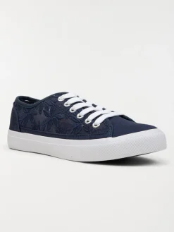 Tennis femme dentelle fleurie (36-41)