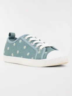 Tennis fleurie toile femme (36-41)