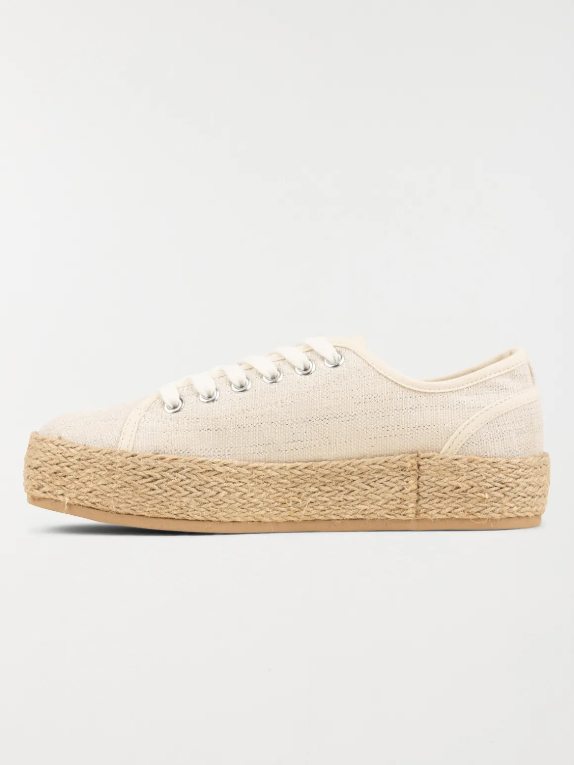 Tennis toile beige femme (36-41)