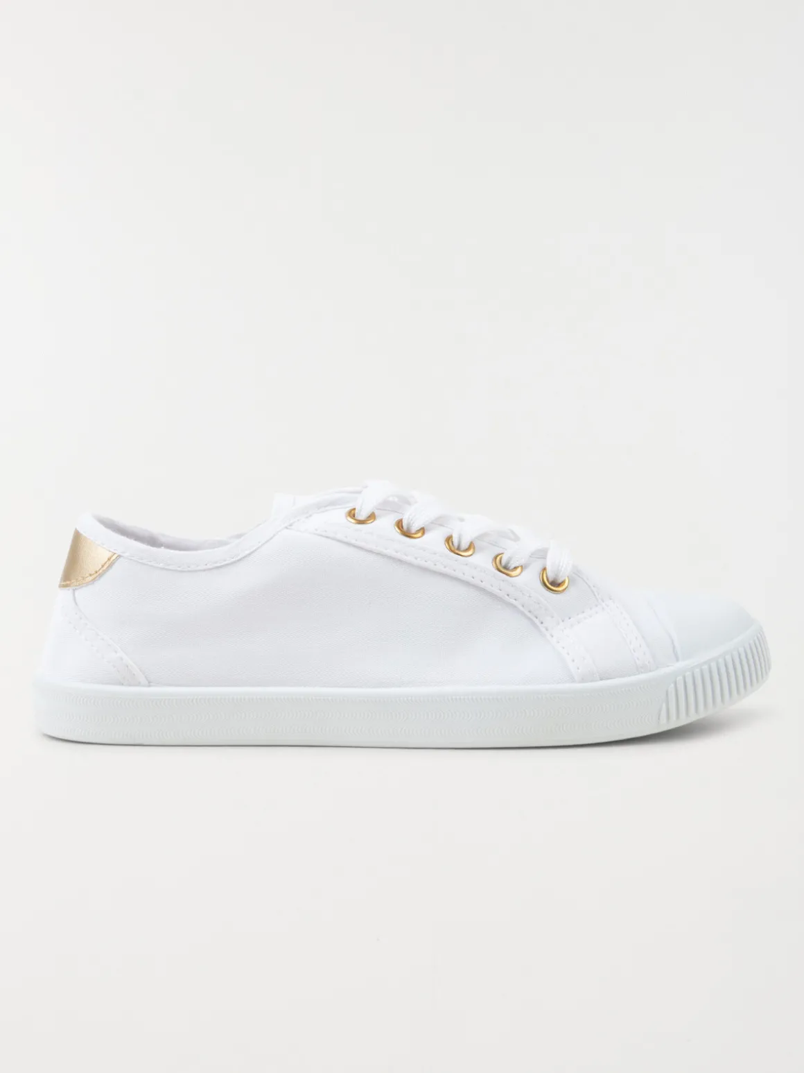 Tennis toile blanche femme (36-41)