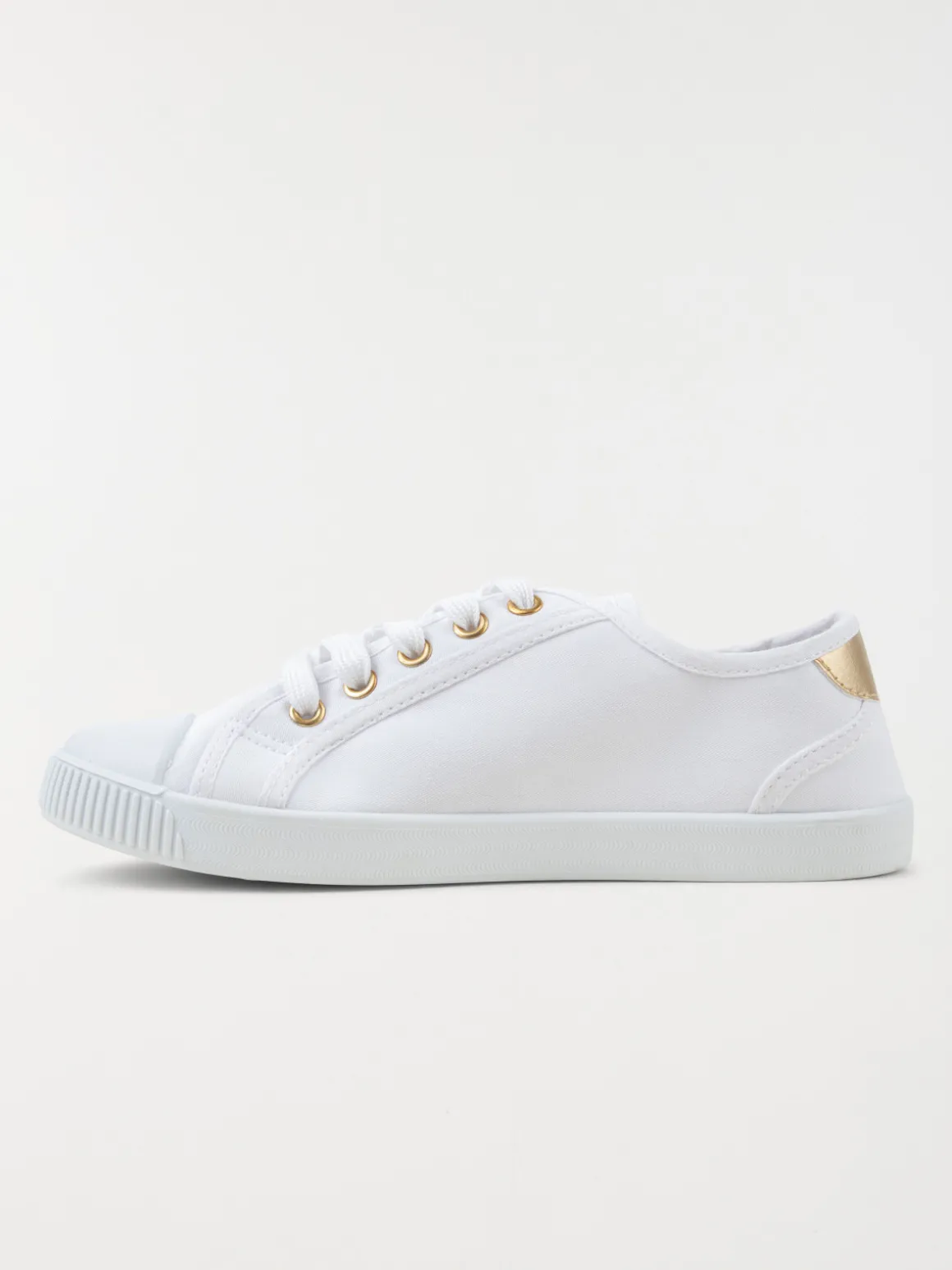 Tennis toile blanche femme (36-41)