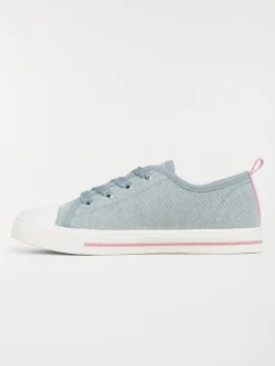 Tennis toile coeur fille (31-35)