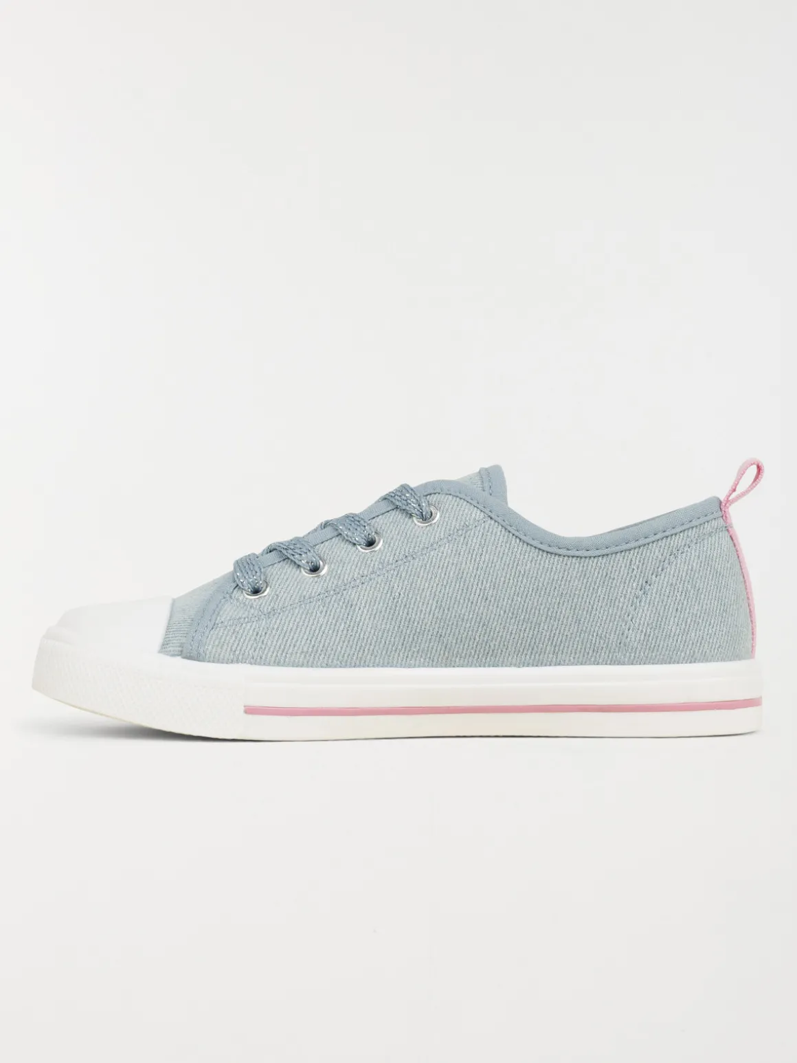 Tennis toile coeur fille (31-35)