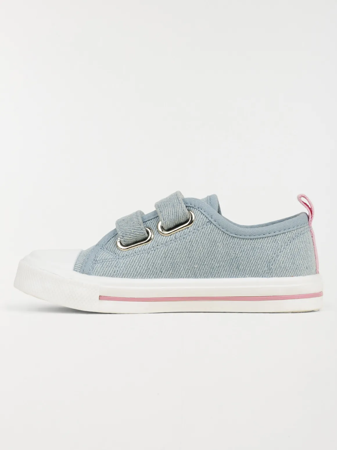 Tennis toile coeur fille (24-30)