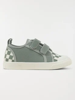 Tennis toile damier garçon (24-30)