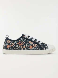 Tennis toile fleurie femme (36-41)
