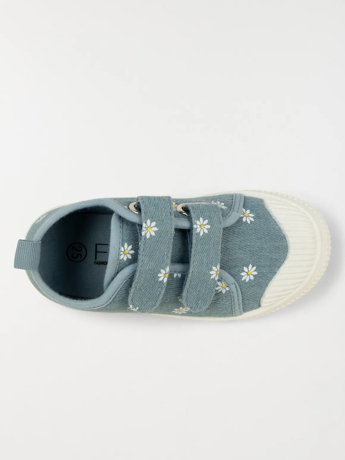 Tennis toile fleurie fille (24-30)