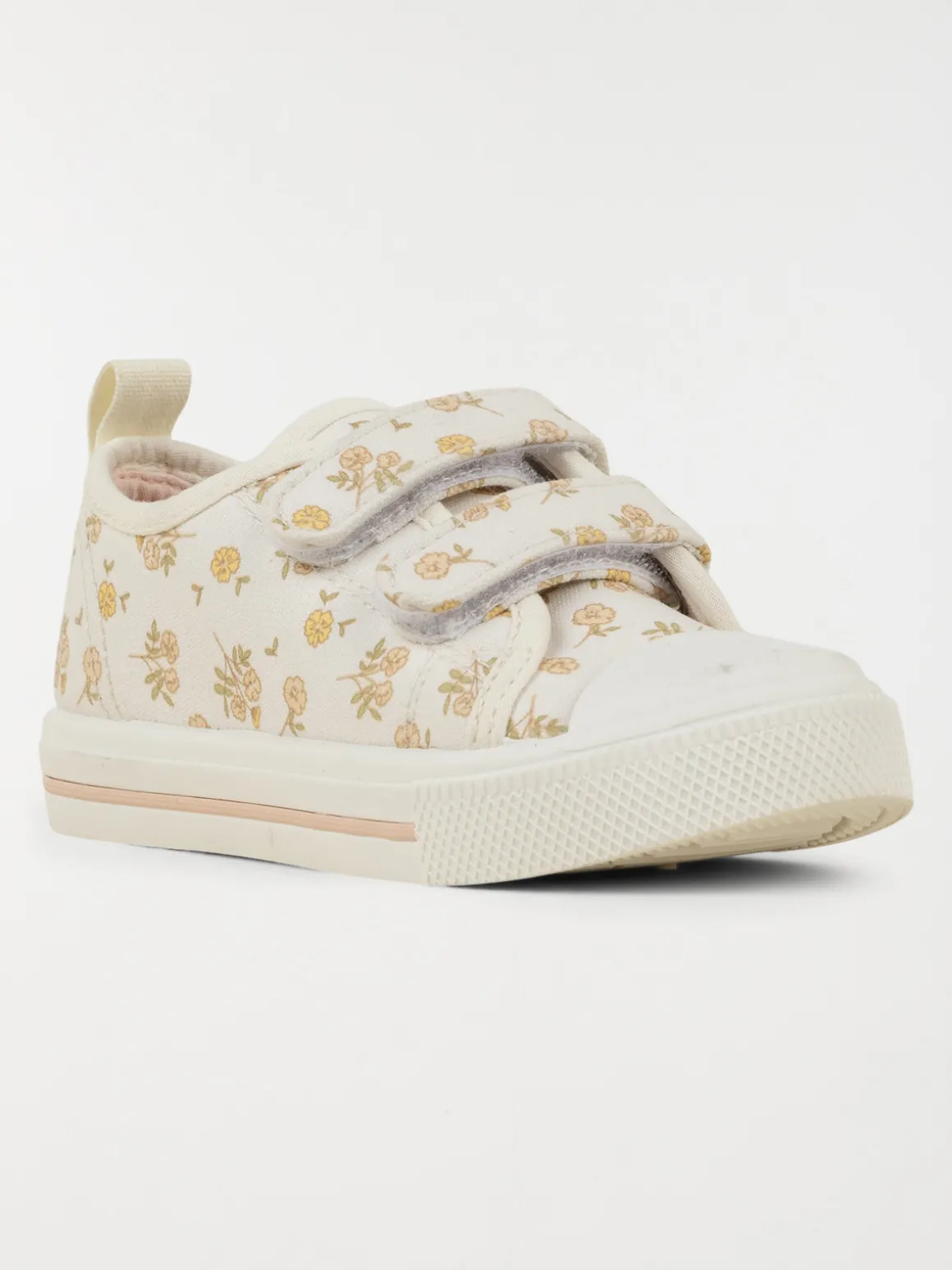 Tennis toile fleurie fille (24-30)