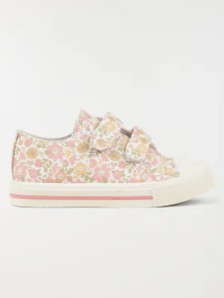 Tennis toile fleurie fille (24-30)