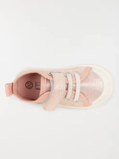 Tennis toile fraise fille (20-23)