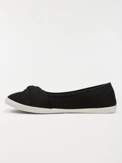 Tennis toile noire femme (36-42)