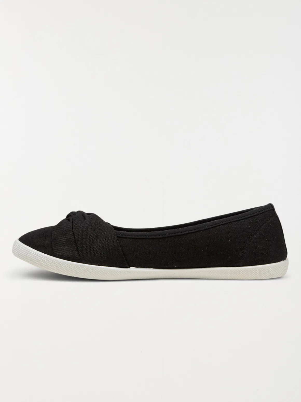 Tennis toile noire femme (36-42)