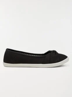 Tennis toile noire femme (36-42)