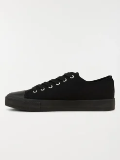 Tennis toile noire homme (40-45)