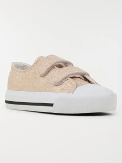 Tennis toile rose fille (24-30)