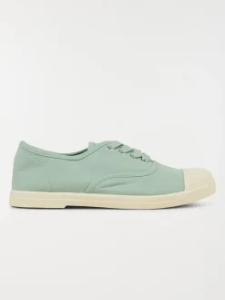 Tennis toile verte femme (36-41)