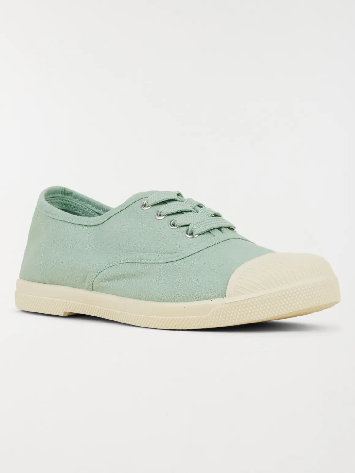 Tennis toile verte femme (36-41)