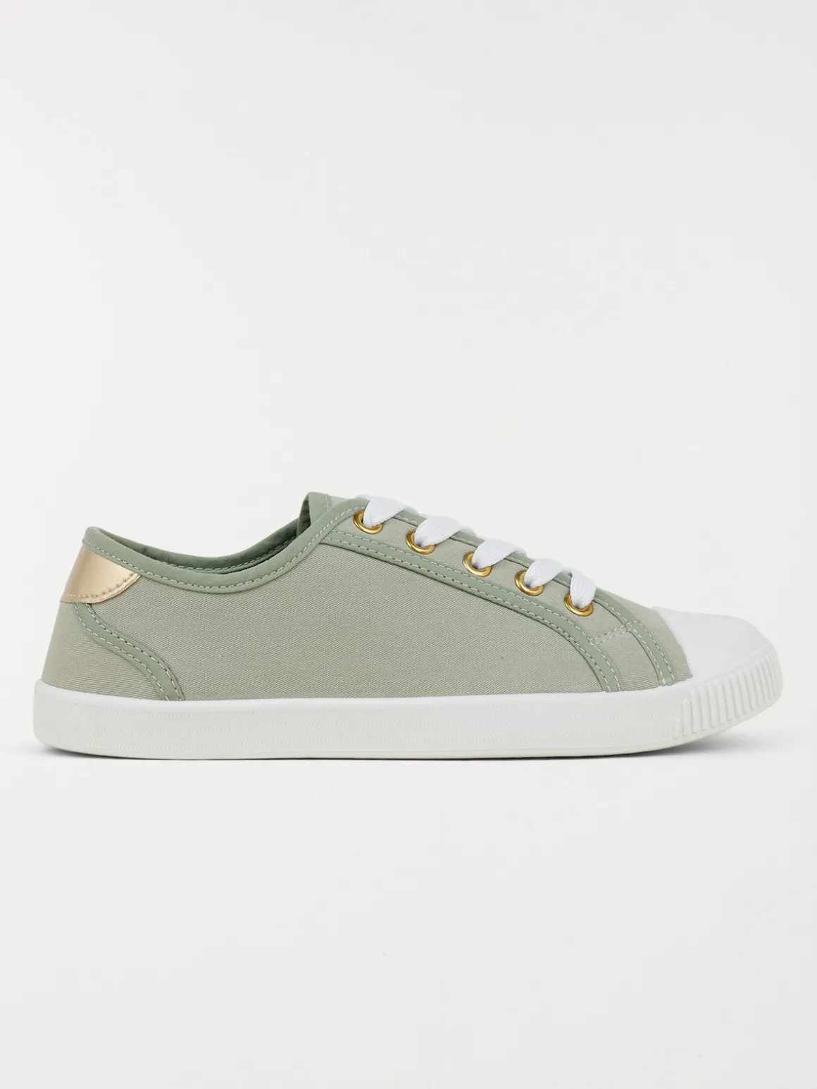 Tennis toile verte femme (36-41)