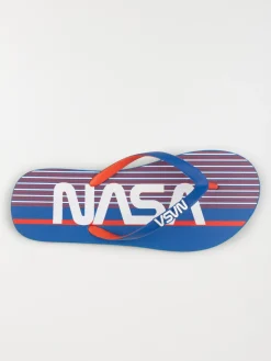 Tong bleu et rouge NASA garçon (33-39)
