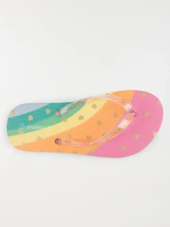 Tong coeur rose fille (31-35)