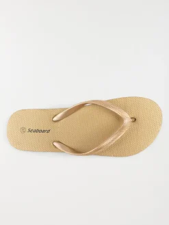 Tong coloris doré femme (36-41)