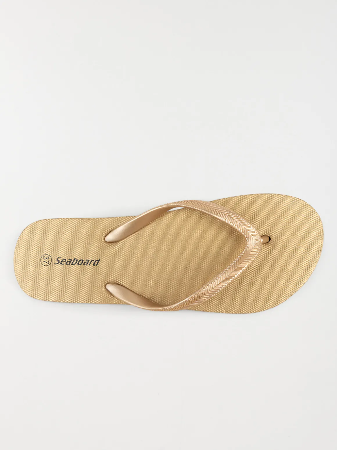 Tong coloris doré femme (36-41)