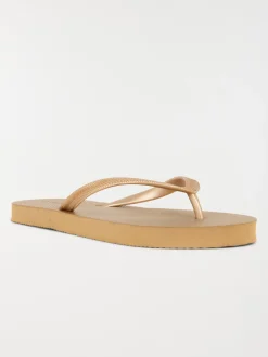 Tong coloris doré femme (36-41)