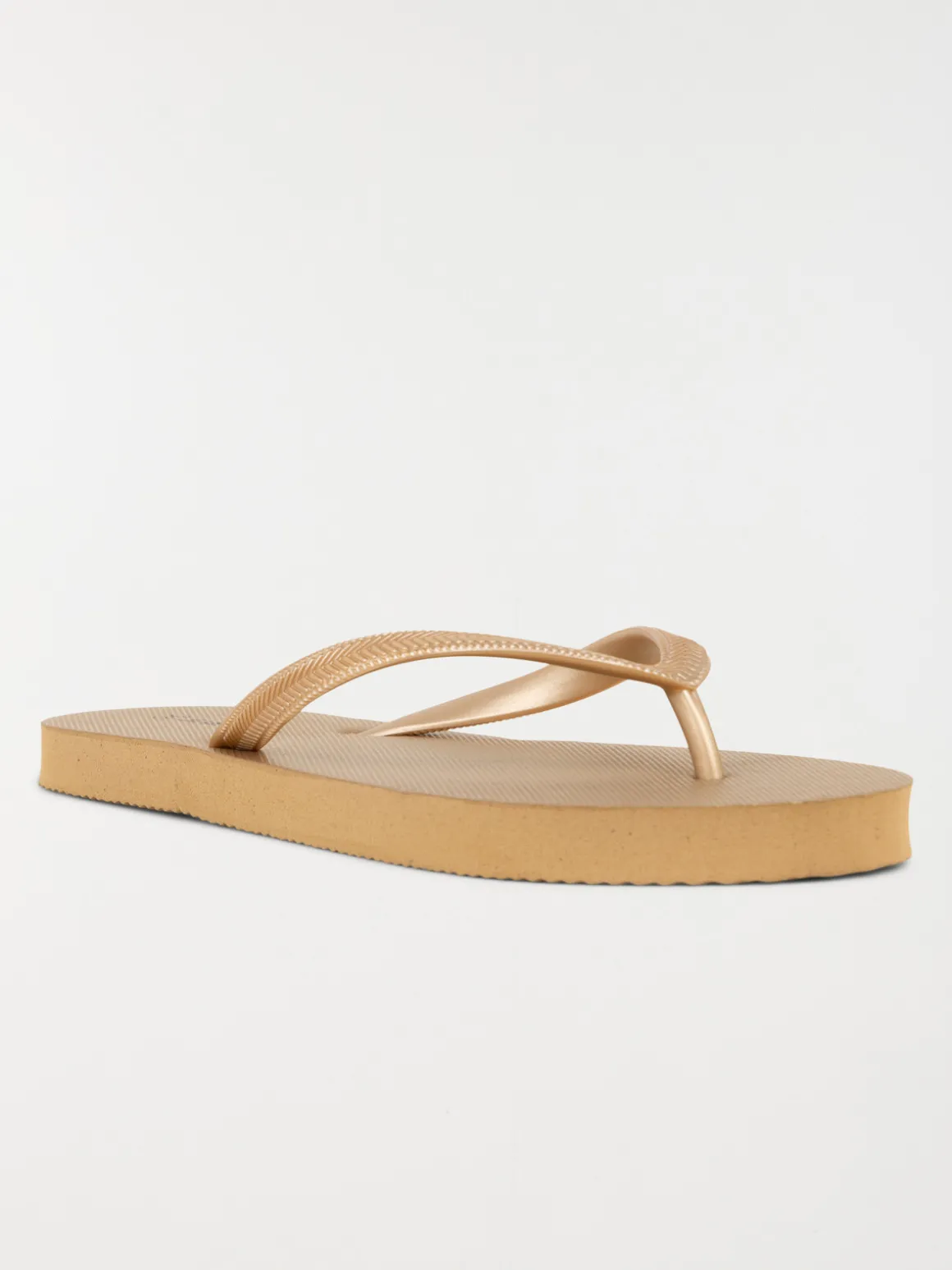 Tong coloris doré femme (36-41)