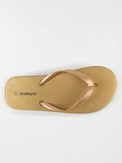 Tong coloris doré rose (31-35)