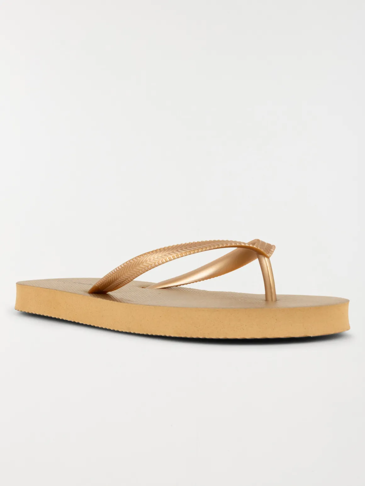 Tong coloris doré rose (31-35)
