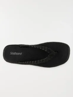 Tong coloris noir femme (36-41)