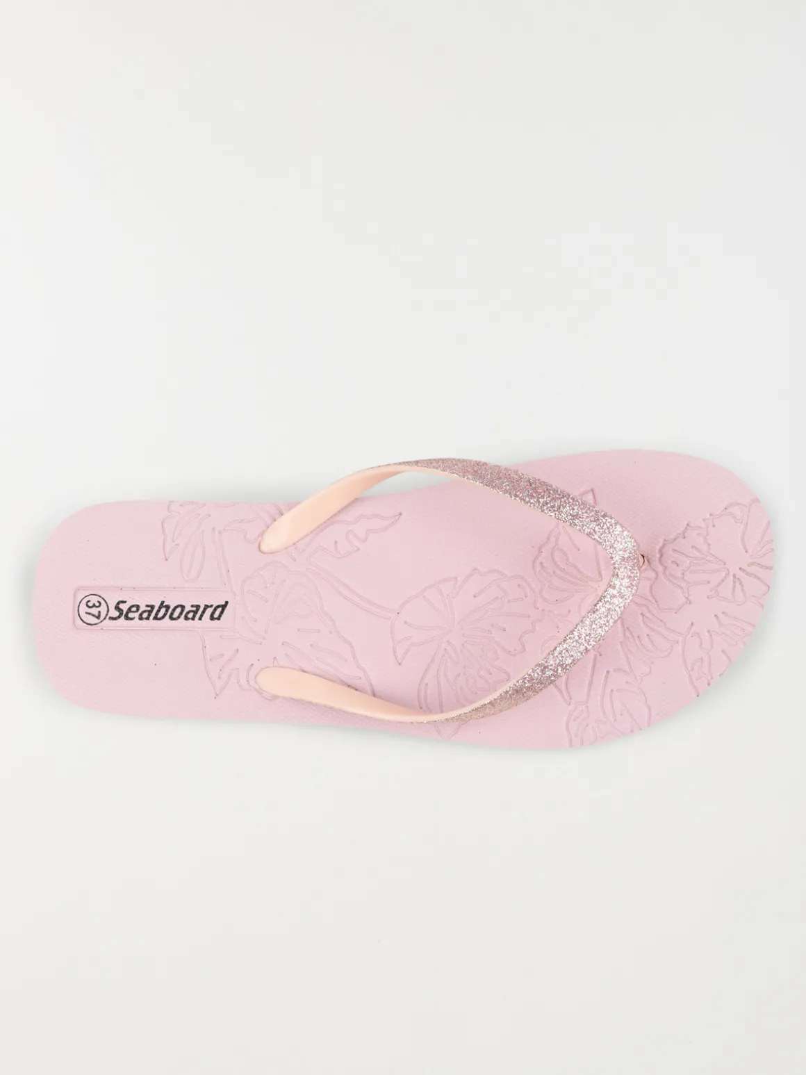 Tong femme motif fleur tropicale (36-41)