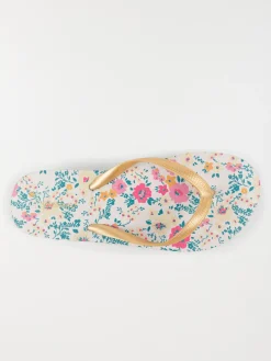 Tong imprimé fleuri femme (36-41)