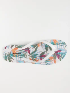Tong motif fleuri femme (36-41)