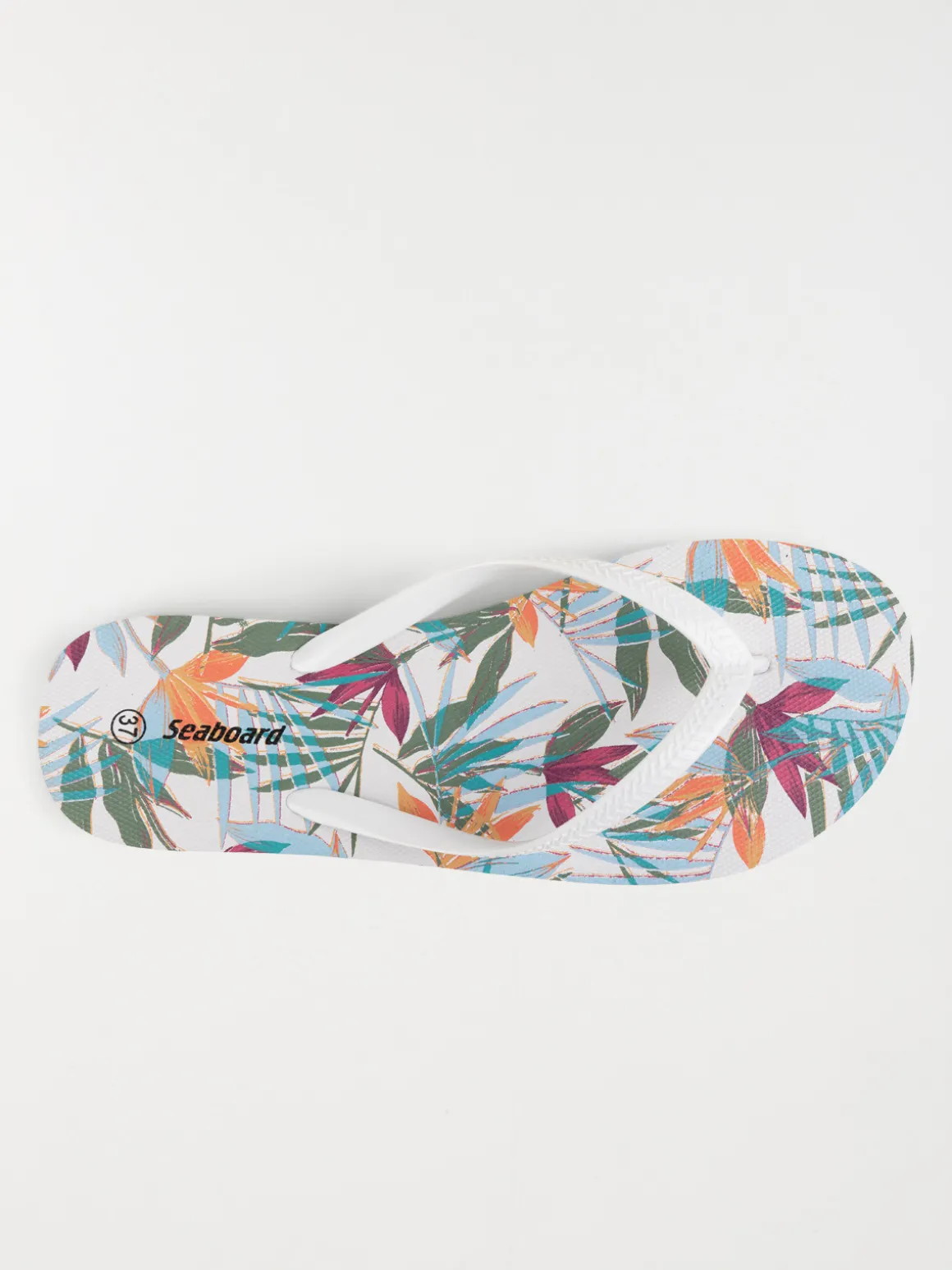 Tong motif fleuri femme (36-41)