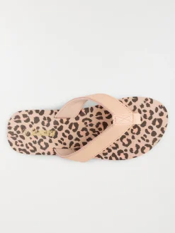 Tong motif léopard femme (36-41)
