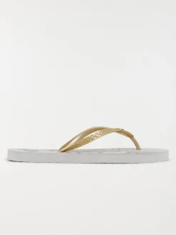 Tong motif éléphant doré femme (36-41)
