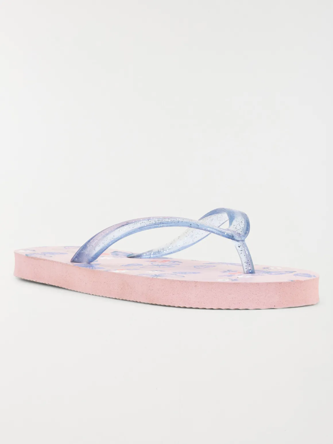 Tong motif papillon rose (31-35)