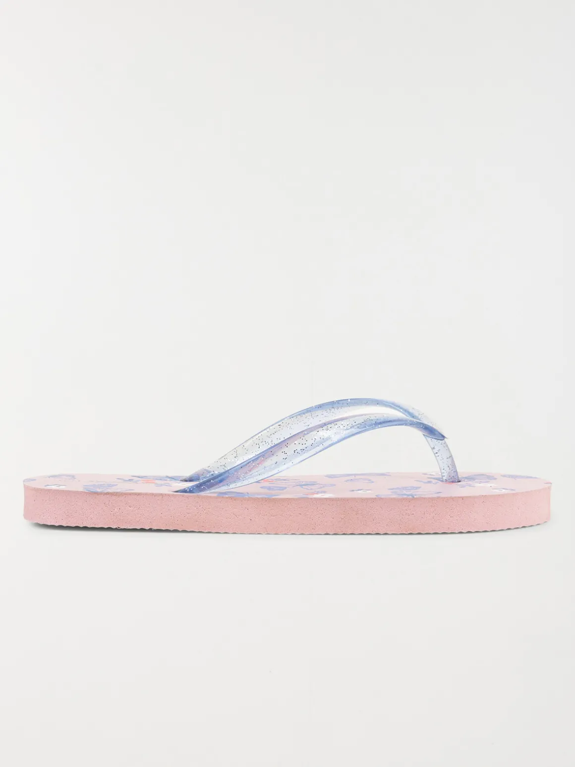 Tong motif papillon rose (31-35)