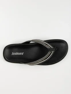 Tong strass coloris noir femme (36-41)