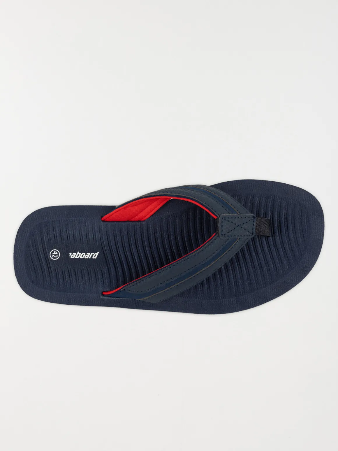 Tongs couleur marine homme (40-45)