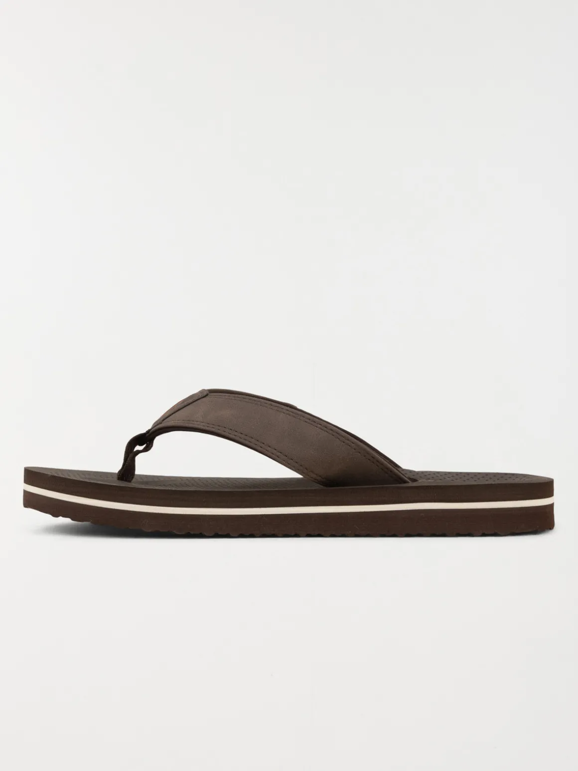 Tongs couleur marron homme (41-46)