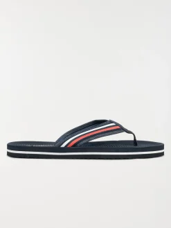 Tongs couleur navy homme (40-45)