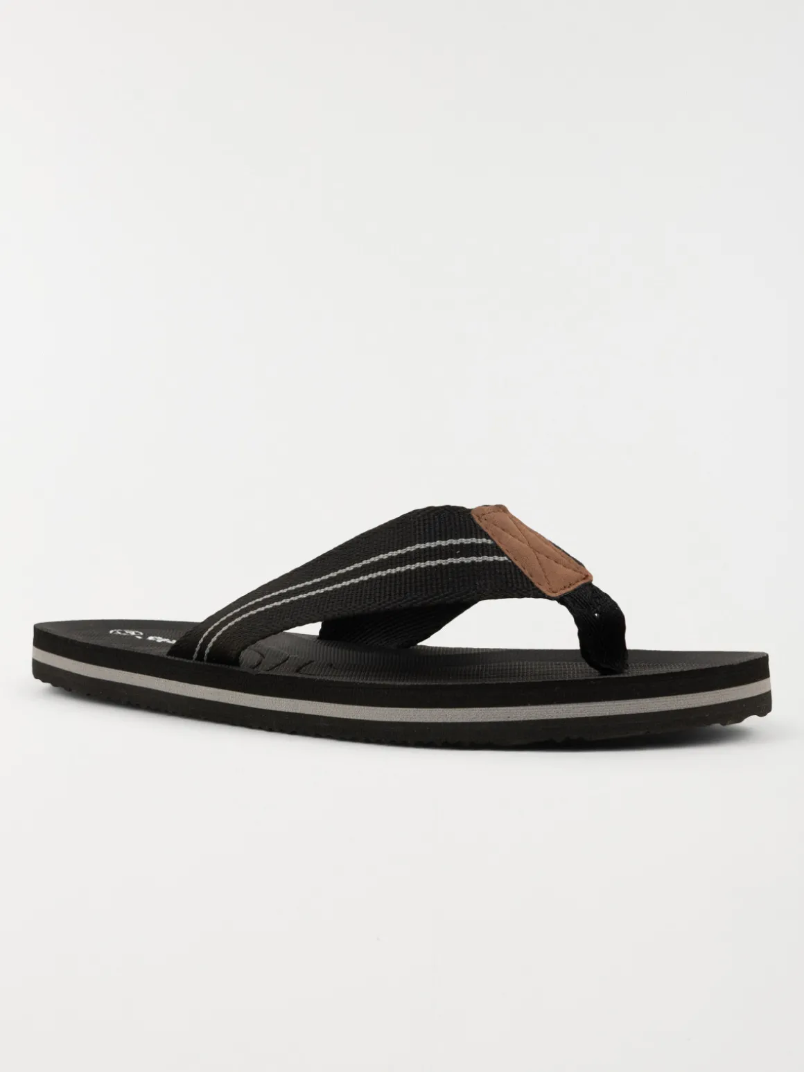Tongs couleur noire homme (41-46)